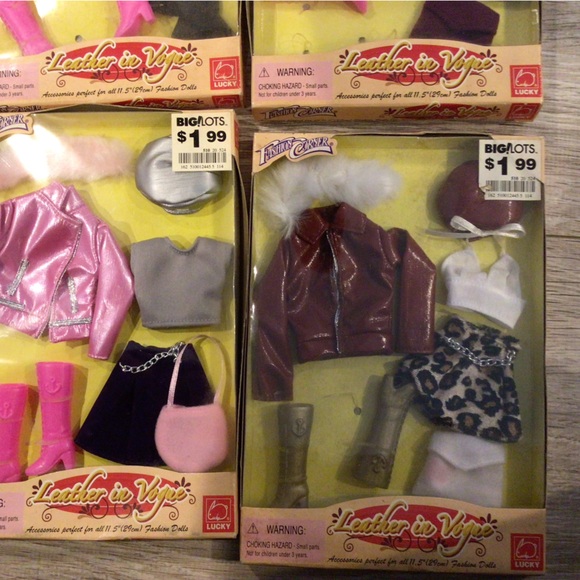Vintage Clone Doll Lucky Fashion Corner Leather in Vogue Outfits - Picture 2 of 3